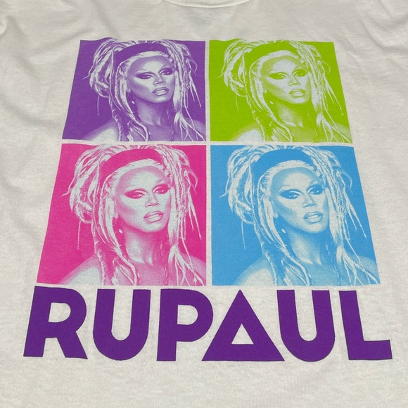 RuPaul Drag Race Graphic T-Shirt in White - Picture 4 of 6